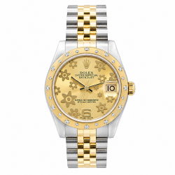 Rolex Datejust Floral Dial 31MM 178343 Two Tone Watch